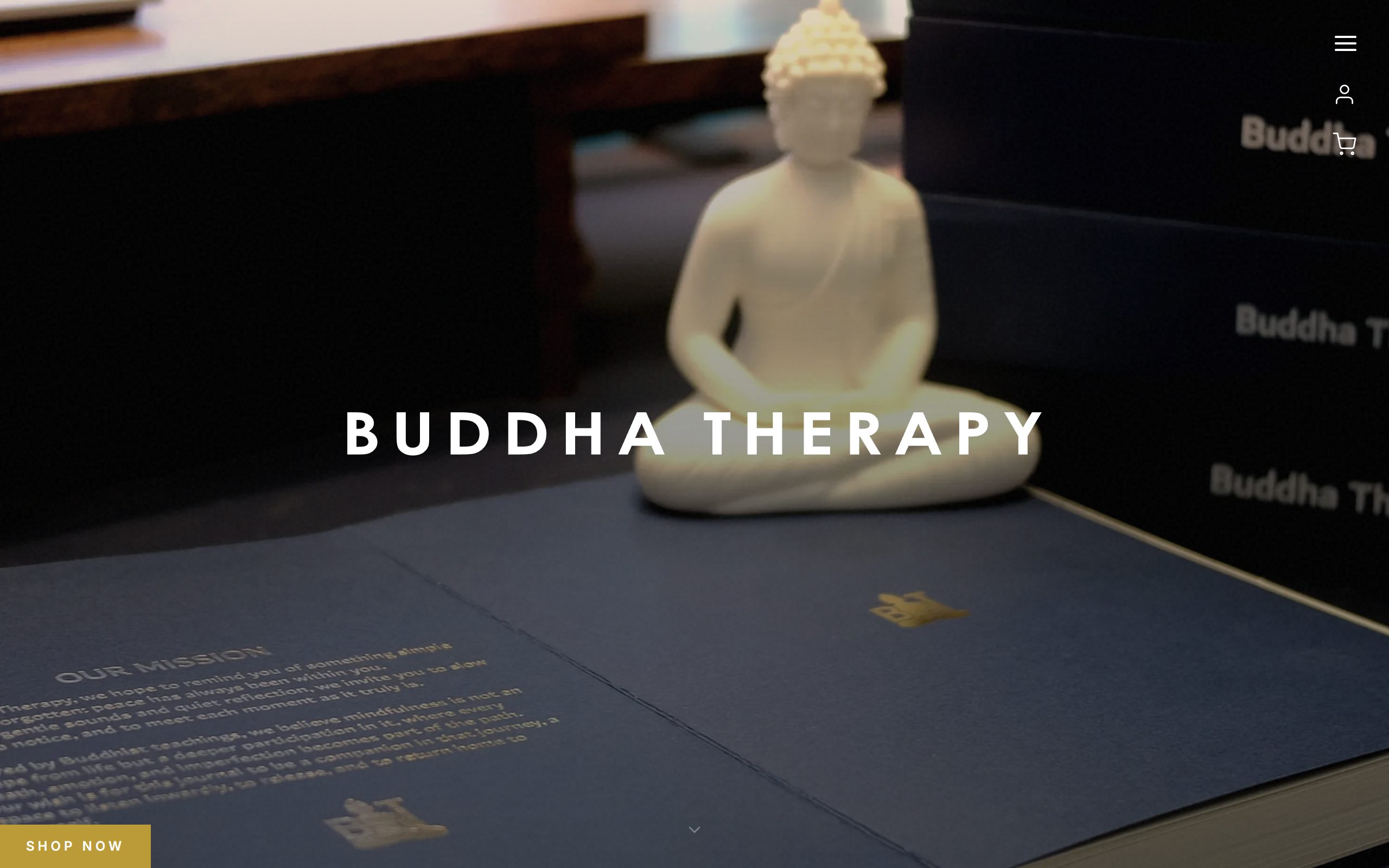 Buddha Therapy homepage